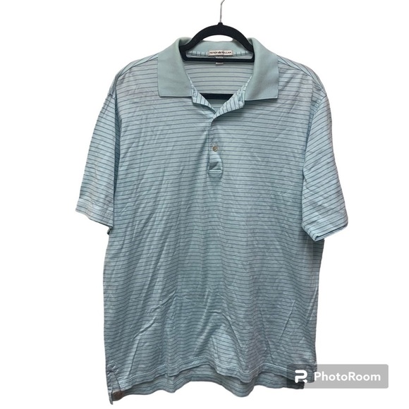 Peter Millar Stripe Golf Shirt - Picture 1 of 10